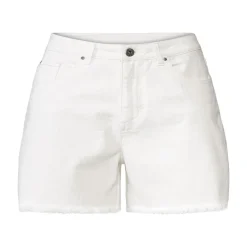 esmara® Damen Jeans Shorts, mit hohem Baumwollanteil (weiß, 34) - B-Ware neuwertig