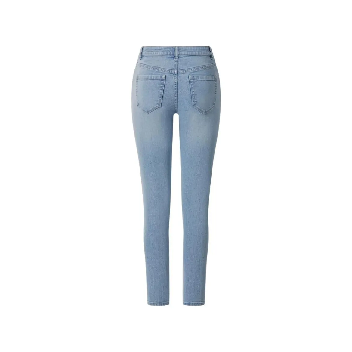 esmara® Damen-Jeans, Skinny Fit, normale Leibhöhe, 38, blau - B-Ware neuwertig