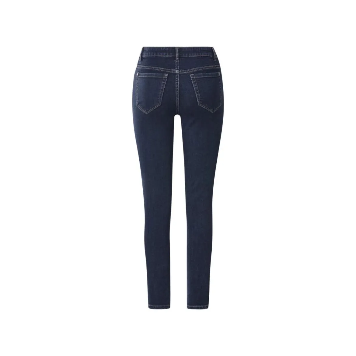 esmara® Damen Jeans, Skinny Fit, normale Leibhöhe (Dunkelblau, 44) - B-Ware neuwertig