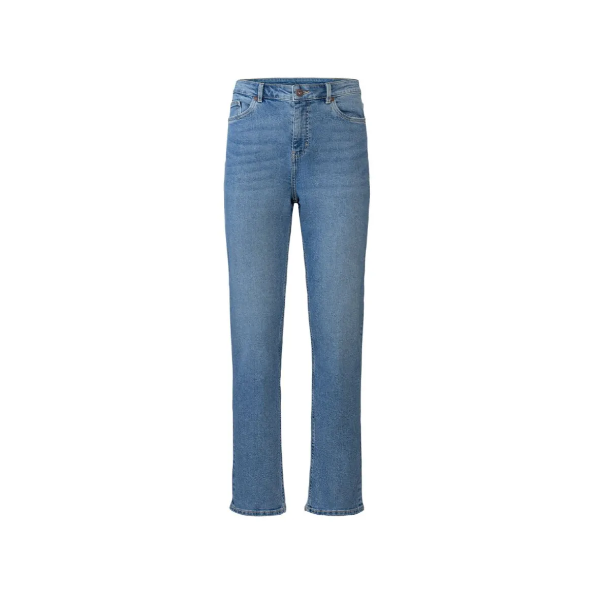 esmara® Damen-Jeans, Straight fit, 36, blau - B-Ware neuwertig