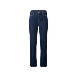 esmara® Damen-Jeans, Straight Fit, 38, dunkelblau - B-Ware neuwertig