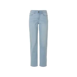 esmara® Damen Jeans, Straight Fit, hohe Leibhöhe (Blau, 36) - B-Ware Beschädigt