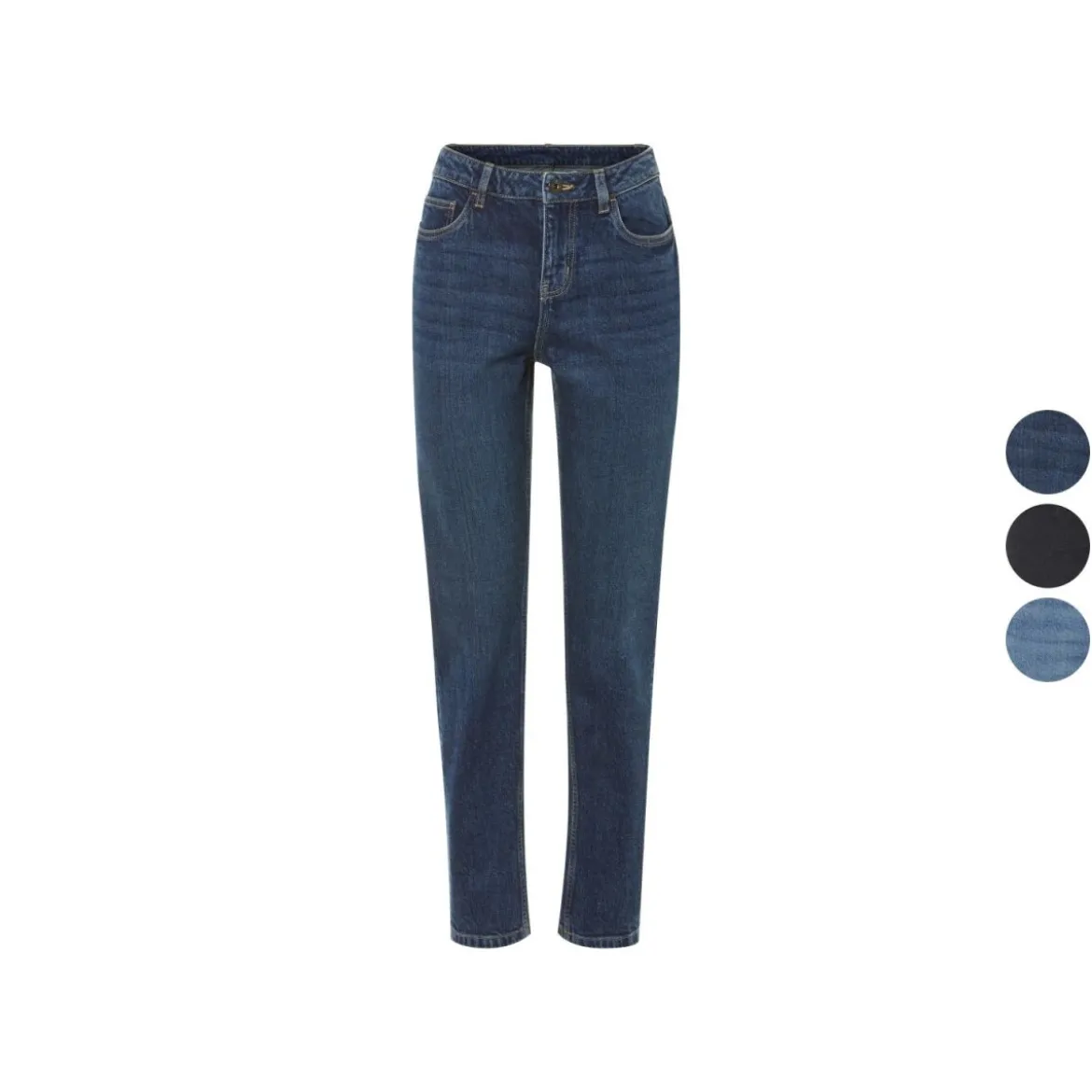 esmara® Damen Jeans, Straight Fit, mit normaler Leibhöhe - B-Ware