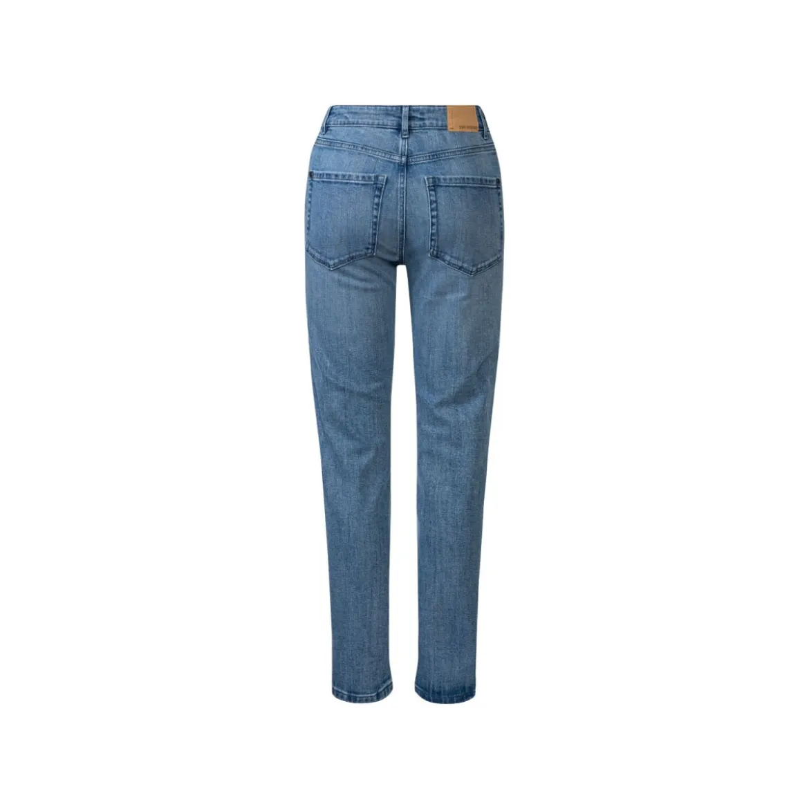 esmara® Damen Jeans, Straight Fit, mit normaler Leibhöhe (hellblau, 38 short length) - B-Ware neuwertig