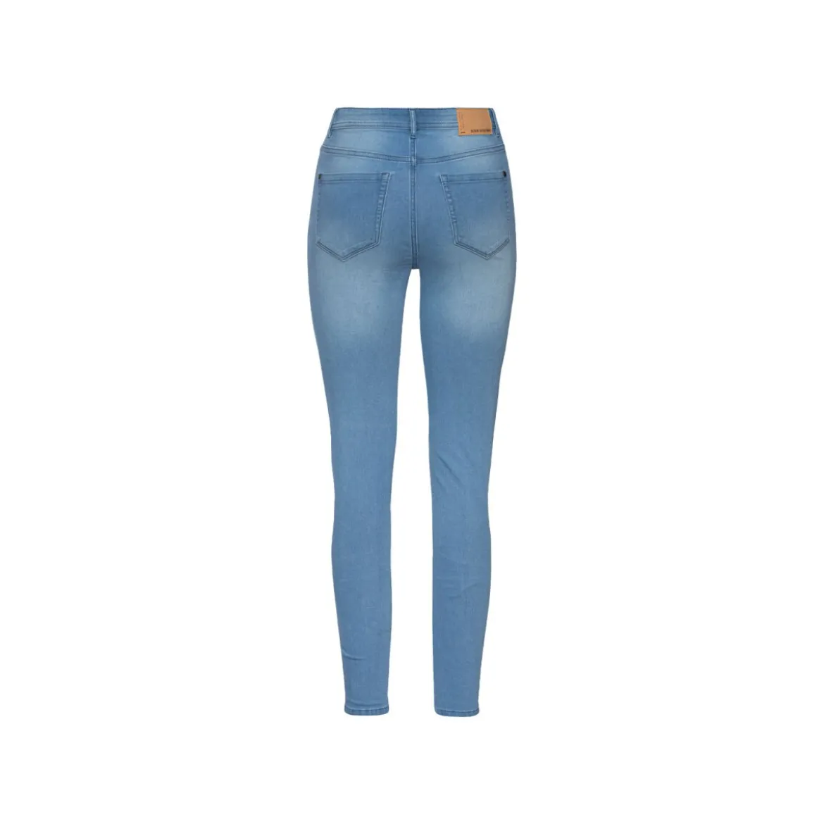 esmara® Damen Jeans, Super Skinny Fit, mit hoher Leibhöhe (hellblau, 34) - B-Ware neuwertig