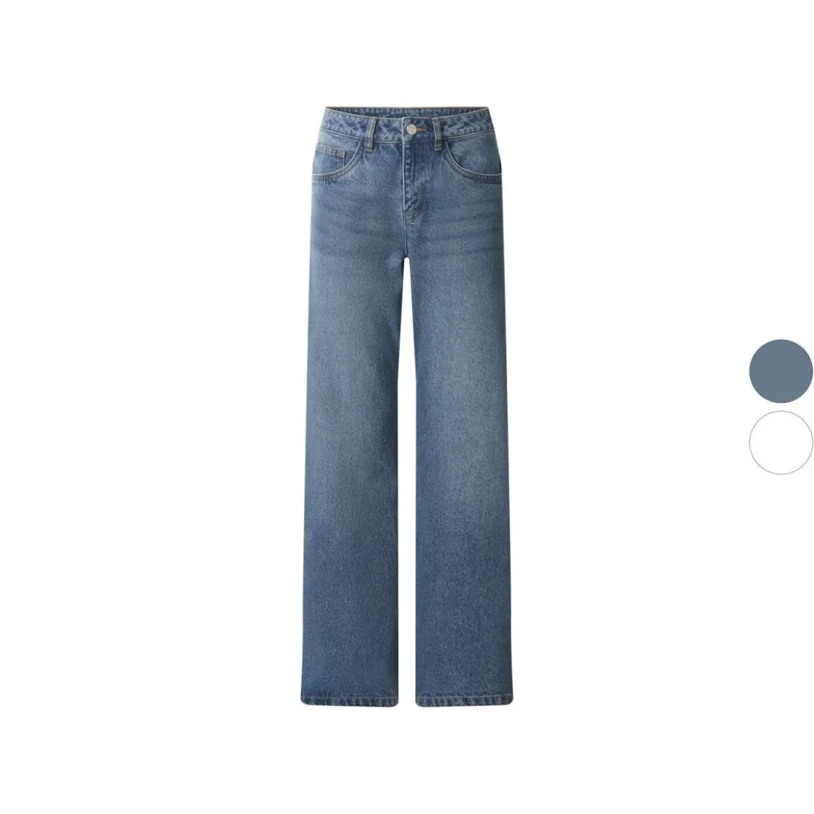 ESMARA® Damen Jeans, Wide Leg, hohe Leibhöhe - B-Ware