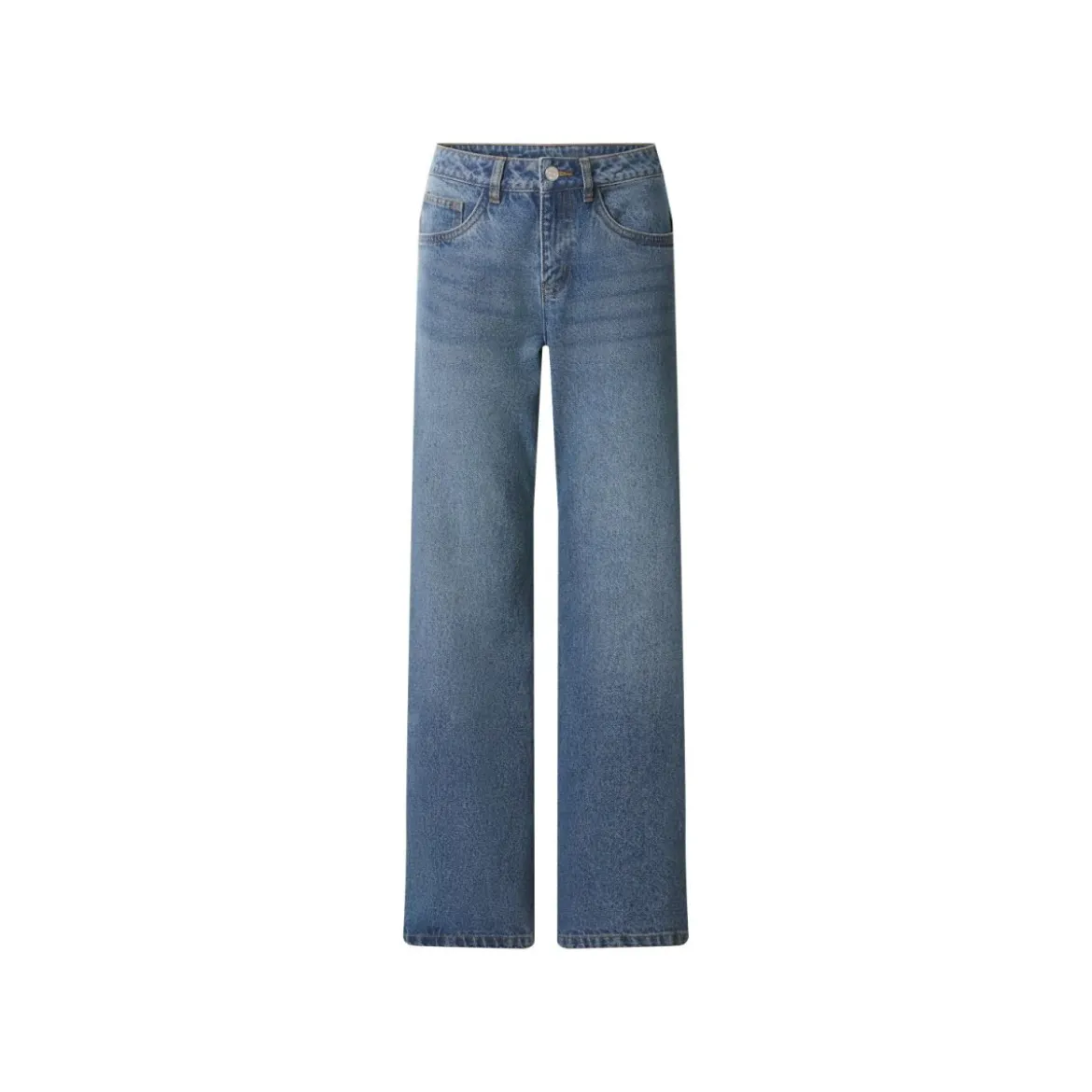 ESMARA® Damen Jeans, Wide Leg, hohe Leibhöhe - B-Ware