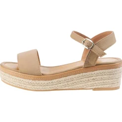 esmara® Damen Keilsandalen, im sommerlichen Bast-Look - B-Ware
