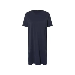 esmara® Damen Kleid, aus reiner Bio-Baumwolle (Navy, XS(32/34)) - B-Ware neuwertig
