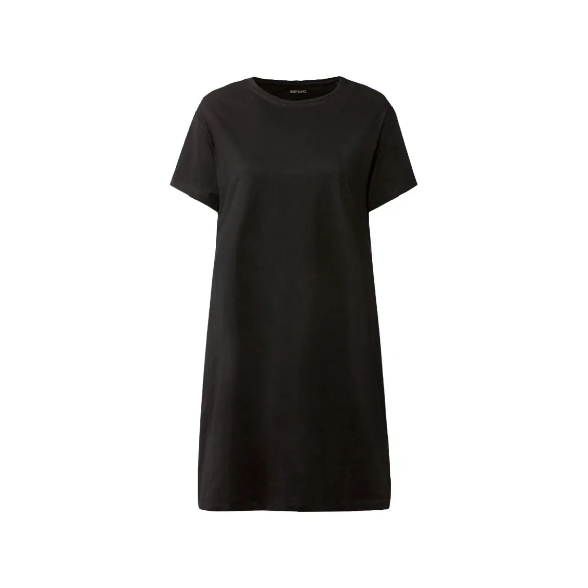esmara® Damen Kleid mit Rundhalsausschnitt (schwarz, XS (32/34)) - B-Ware neuwertig