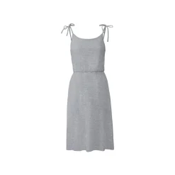 esmara Damen Kleid, mit Viskose (grau, S (36/38)) - B-Ware neuwertig