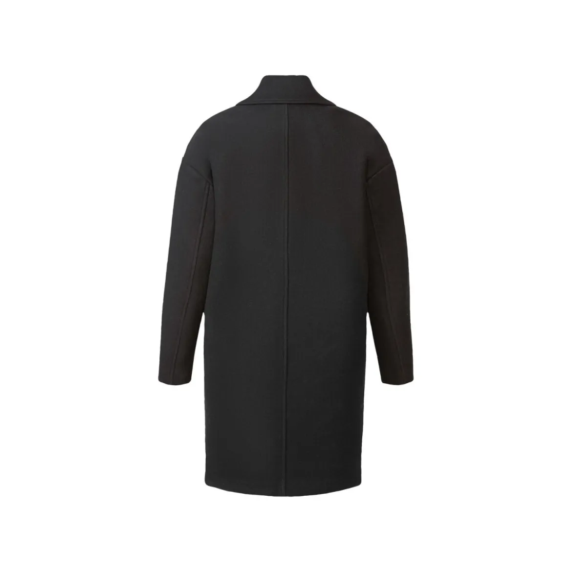 esmara® Damen-Mantel, in Wolloptik, 40, schwarz - B-Ware neuwertig