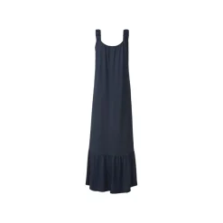 esmara® Damen Maxikeid mit Rundhalsausschnitt (navy, XS(32/34)) - B-Ware neuwertig