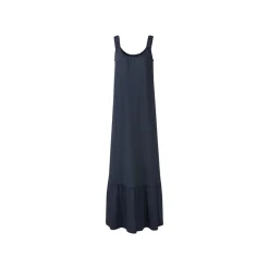 esmara® Damen Maxikeid mit Rundhalsausschnitt (navy, XS(32/34)) - B-Ware neuwertig