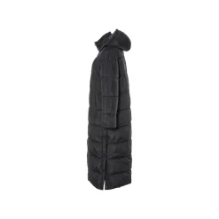 esmara® Damen Maxi-Steppmantel, seitlicher Gehschlitze mit Druckknöpfen - B-Ware