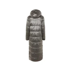 esmara® Damen Maxi-Steppmantel, seitlicher Gehschlitze mit Druckknöpfen - B-Ware