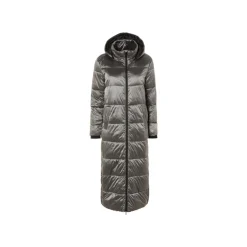 esmara® Damen Maxi-Steppmantel, seitlicher Gehschlitze mit Druckknöpfen - B-Ware