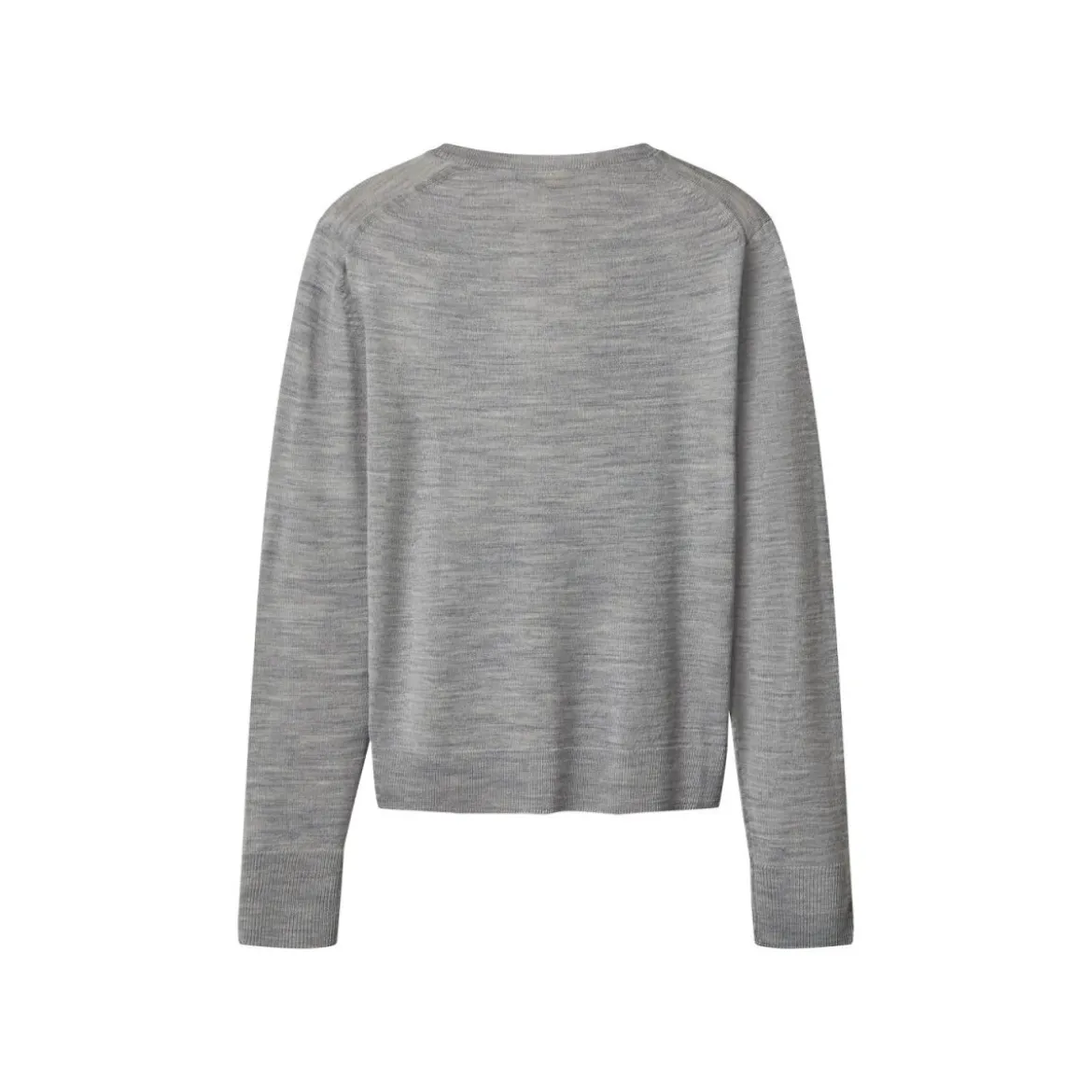 Esmara® Damen Merinopullover, S, hellgrau - B-Ware neuwertig