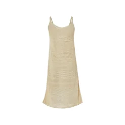 esmara® Damen-Midi-Kleid, S, creme - B-Ware neuwertig