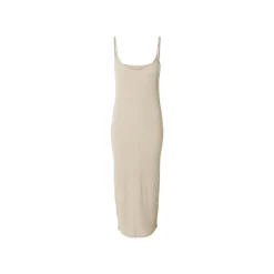 esmara® Damen Midikleid  Spaghettikleid mit Knit-Struktur - B-Ware
