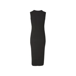 esmara® Damen Midikleid  Spaghettikleid mit Knit-Struktur - B-Ware