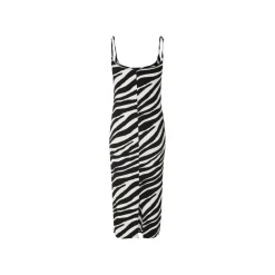 esmara® Damen Midikleid  Spaghettikleid mit Knit-Struktur - B-Ware