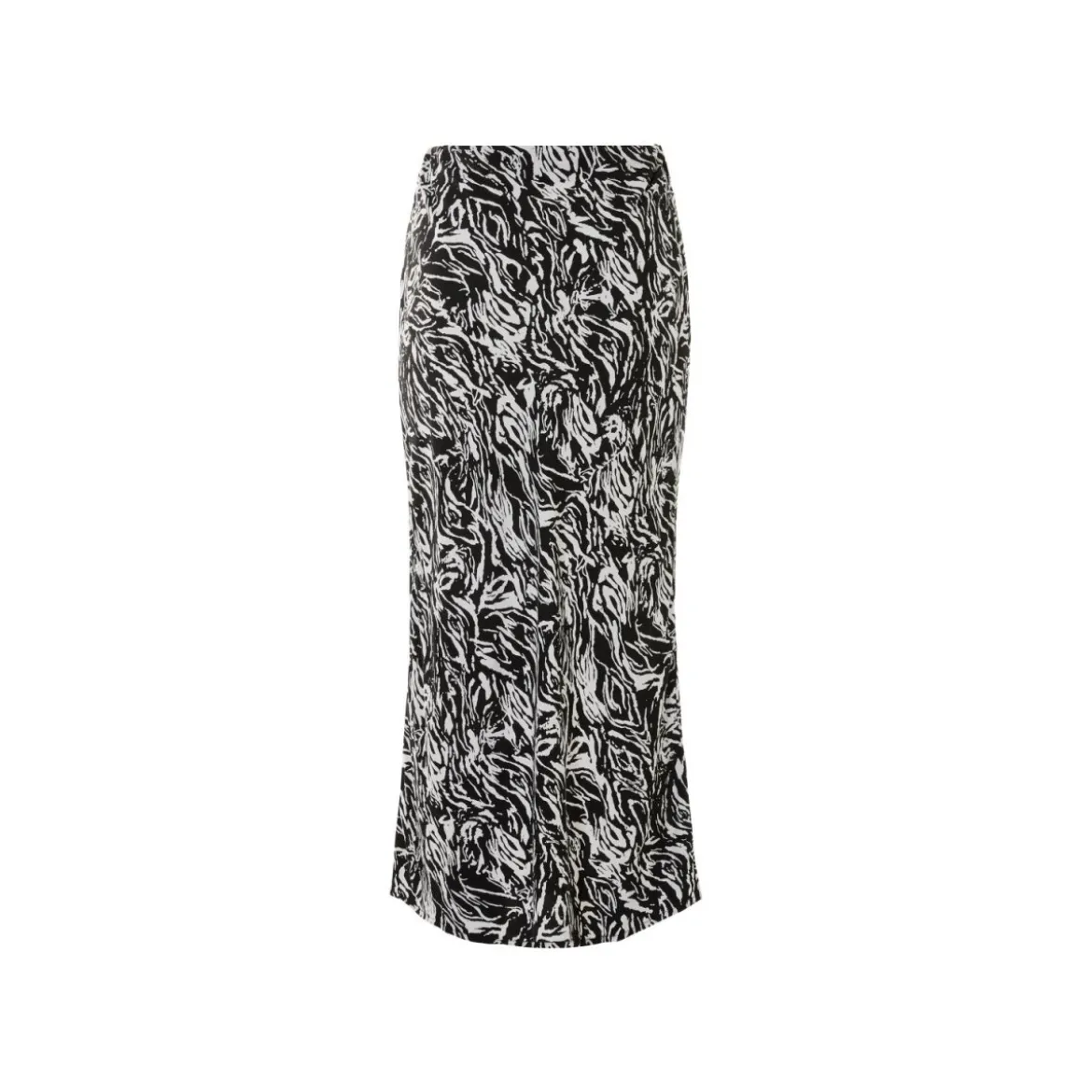 esmara® Damen Midi-Rock, mit elastischem Gummizugbund - B-Ware
