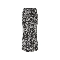 esmara® Damen Midi-Rock, mit elastischem Gummizugbund - B-Ware