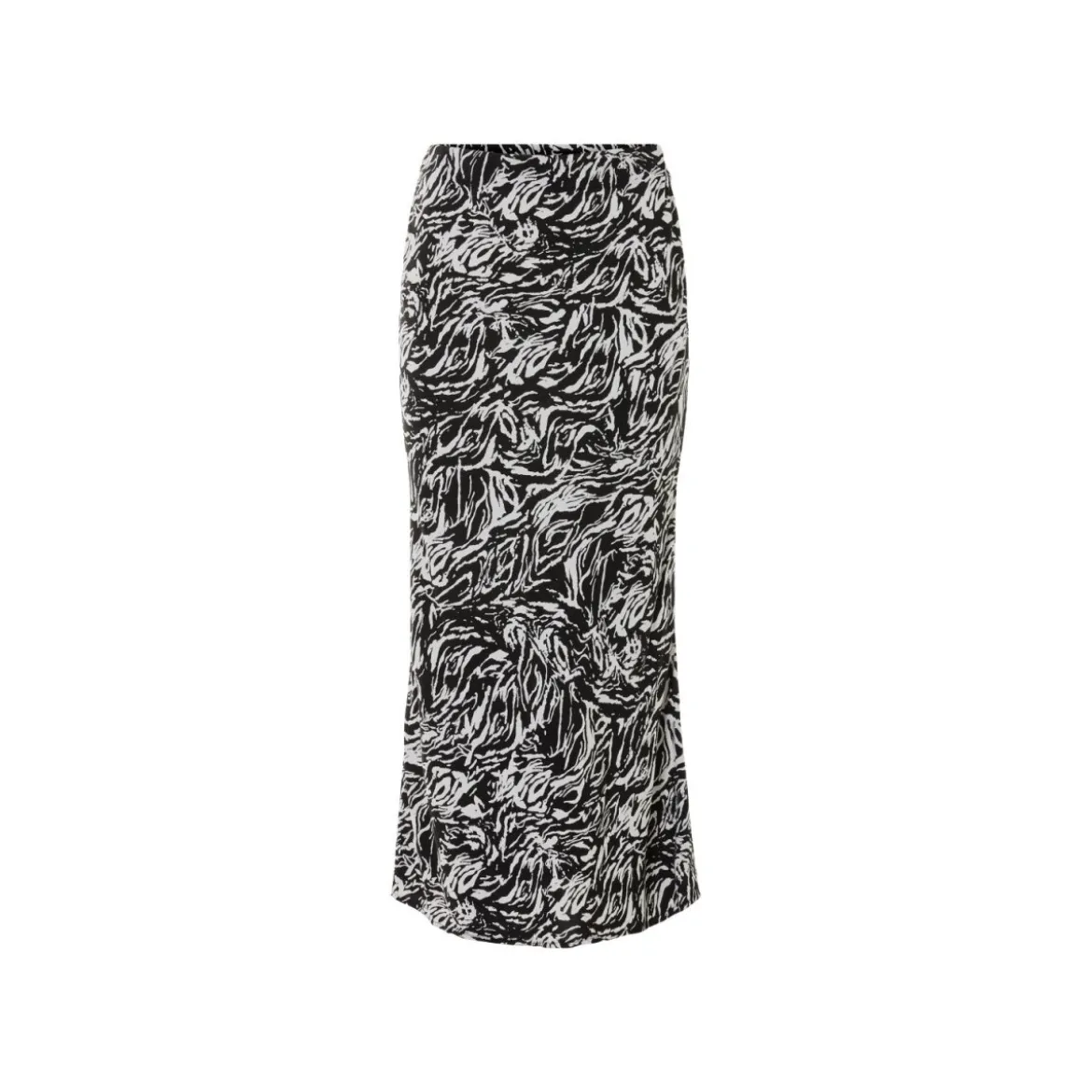 esmara® Damen Midi-Rock, mit elastischem Gummizugbund - B-Ware