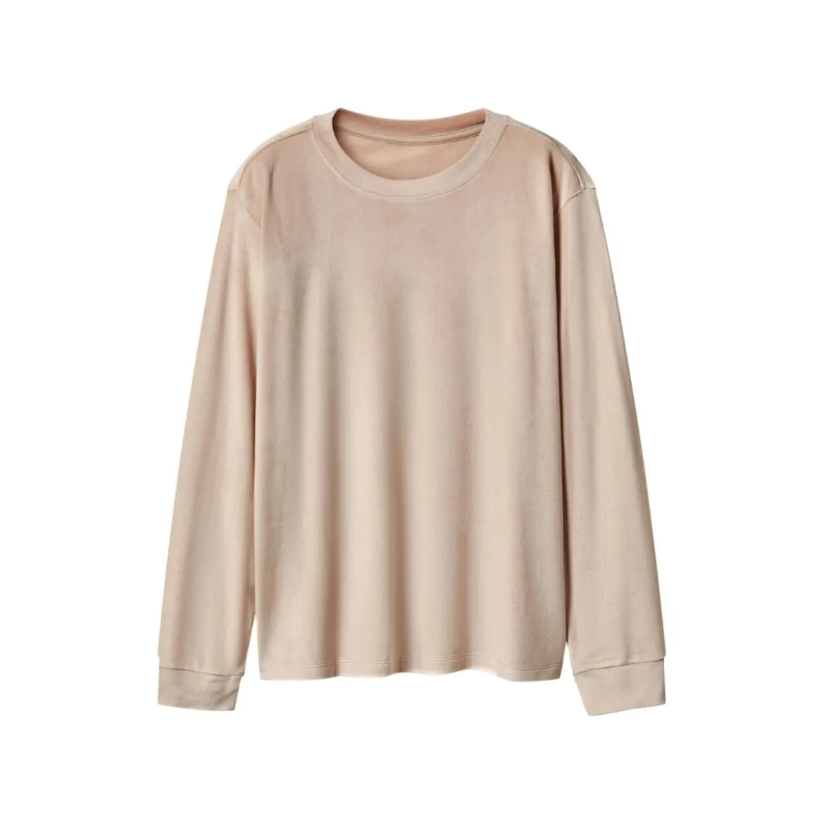 esmara® Damen Nicki-Pyjama (Beige, XS(32/34)) - B-Ware neuwertig