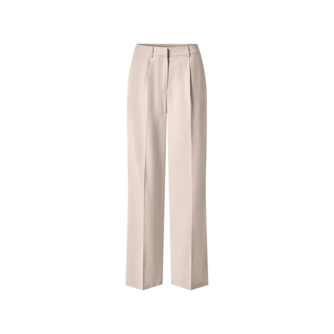 esmara® Damen-Palazzohose, 40, beige - B-Ware neuwertig
