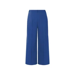 esmara® Damen Palazzohose, mit hoher Taille (Blau, 36) - B-Ware neuwertig