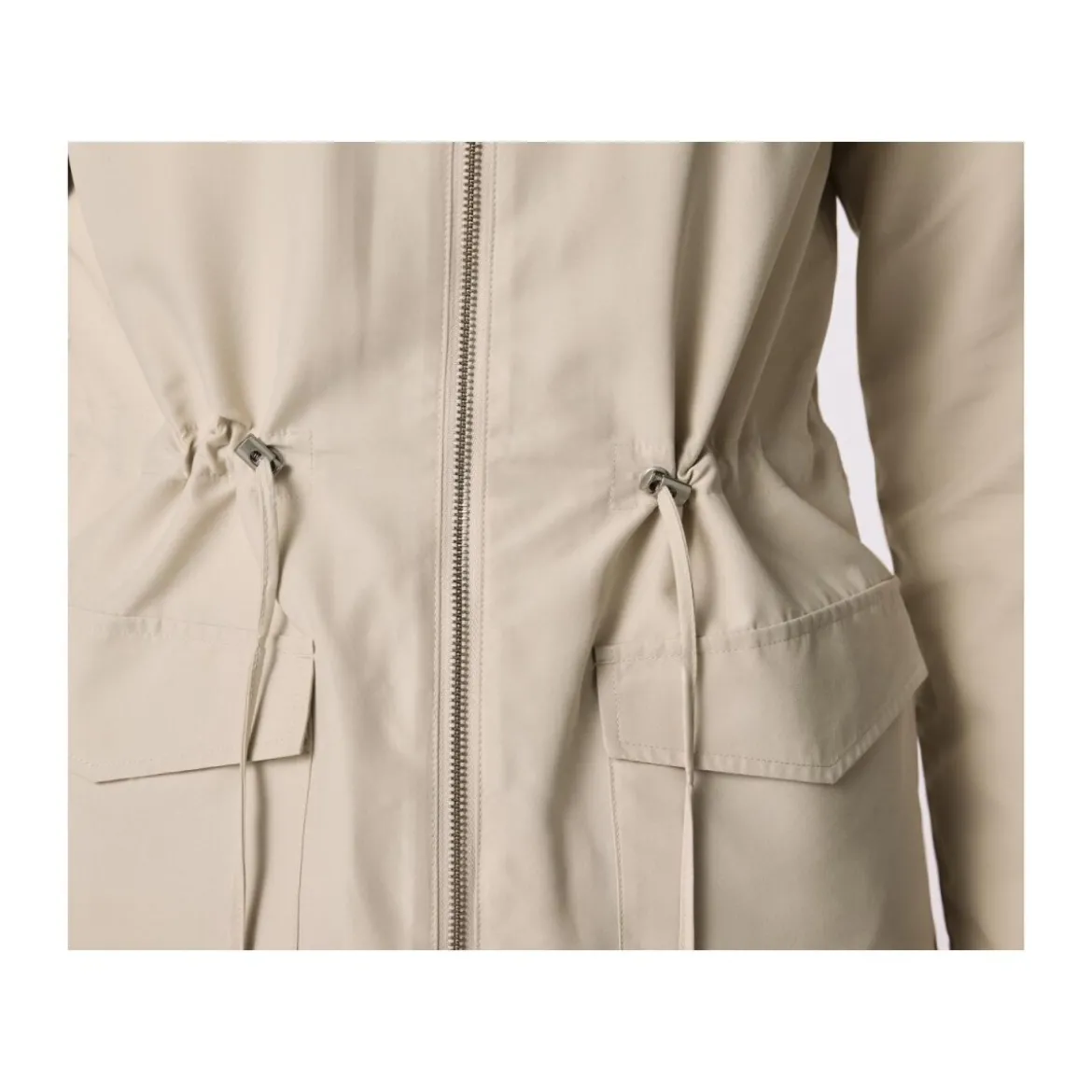 ESMARA Damen Parka, 44, beige - B-Ware neuwertig