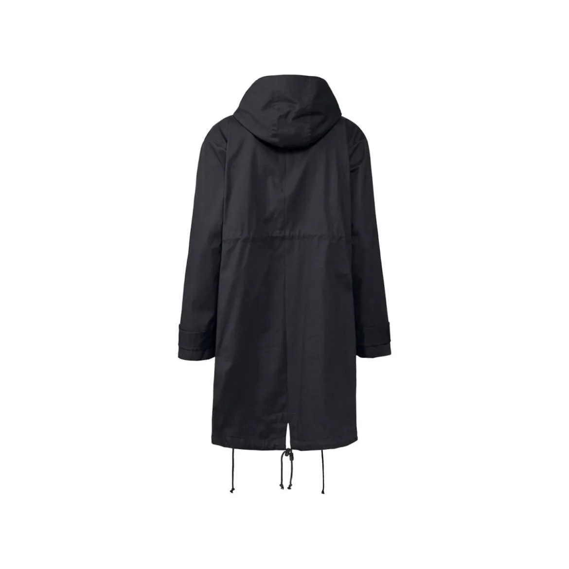esmara® Damen Parka mit hohem Bio-Baumwollanteil (schwarz, 36) - B-Ware neuwertig