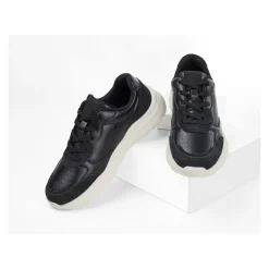 esmara® Damen Premium-Freizeitschuhe, mit Schaftrandpolsterung (Schwarz, 40) - B-Ware neuwertig