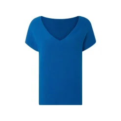 esmara® Damen Pullover, aus reiner Baumwolle (Blau, S(36/38)) - B-Ware neuwertig
