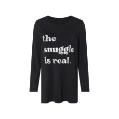 esmara® Damen Pyjama, angenehmer Tragekomfort (Schwarz, S(36/38)) - B-Ware neuwertig