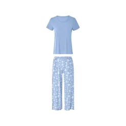 esmara® Damen Pyjama (Hellblau, XS (32/34)) - B-Ware sehr gut
