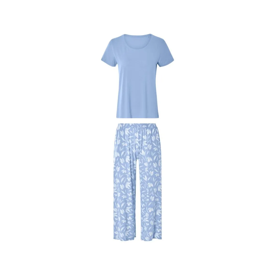 esmara® Damen Pyjama (Hellblau, XS (32/34)) - B-Ware sehr gut