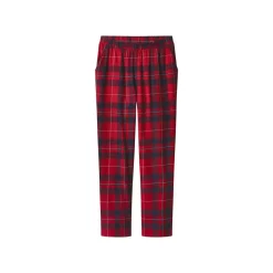 esmara® Damen Pyjama mit Hose aus Flanell - B-Ware