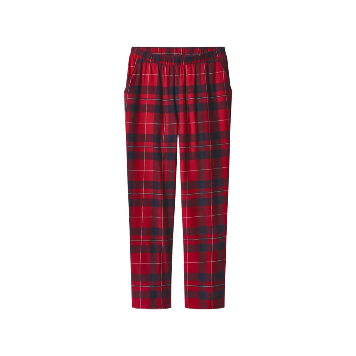 esmara® Damen Pyjama mit Hose aus Flanell - B-Ware