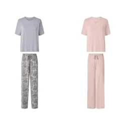 esmara® Damen Pyjama mit Modal - B-Ware