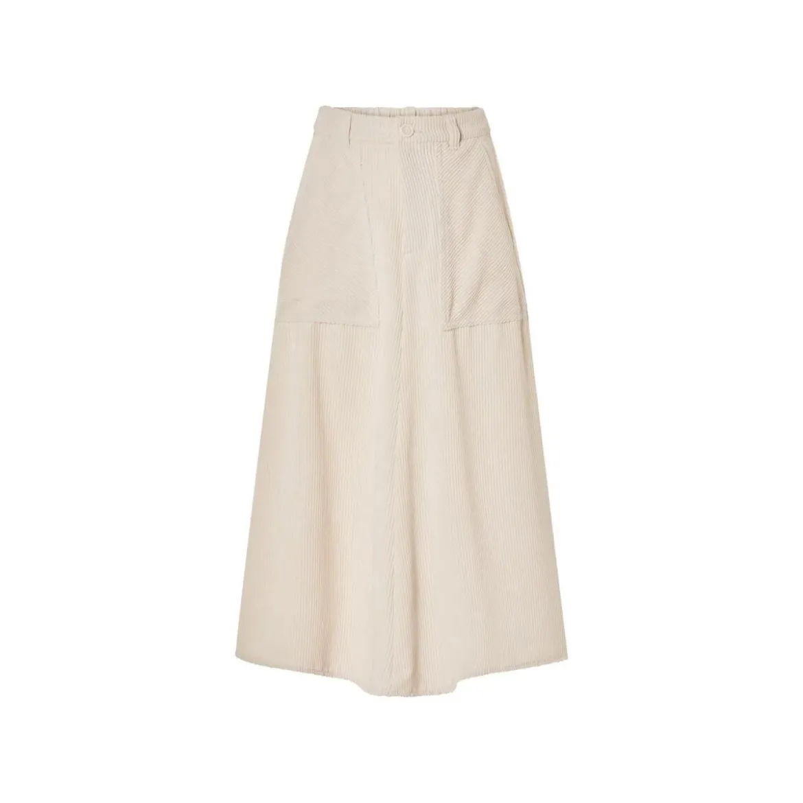 ESMARA® Damen Rock, mit recyceltem Material (Creme, 34) - B-Ware sehr gut