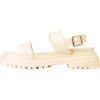 esmara® Damen Sandalen, 39, beige - B-Ware sehr gut