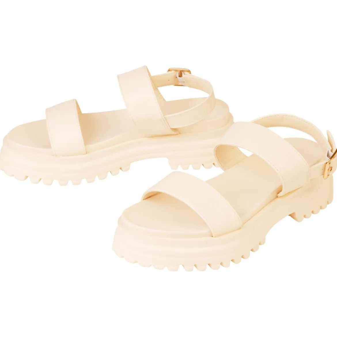 esmara® Damen Sandalen, 39, beige - B-Ware sehr gut