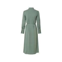 esmara® Damen Satin-Kleid, moderne Midi-Länge - B-Ware
