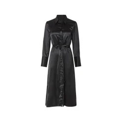 esmara® Damen Satin-Kleid, moderne Midi-Länge - B-Ware