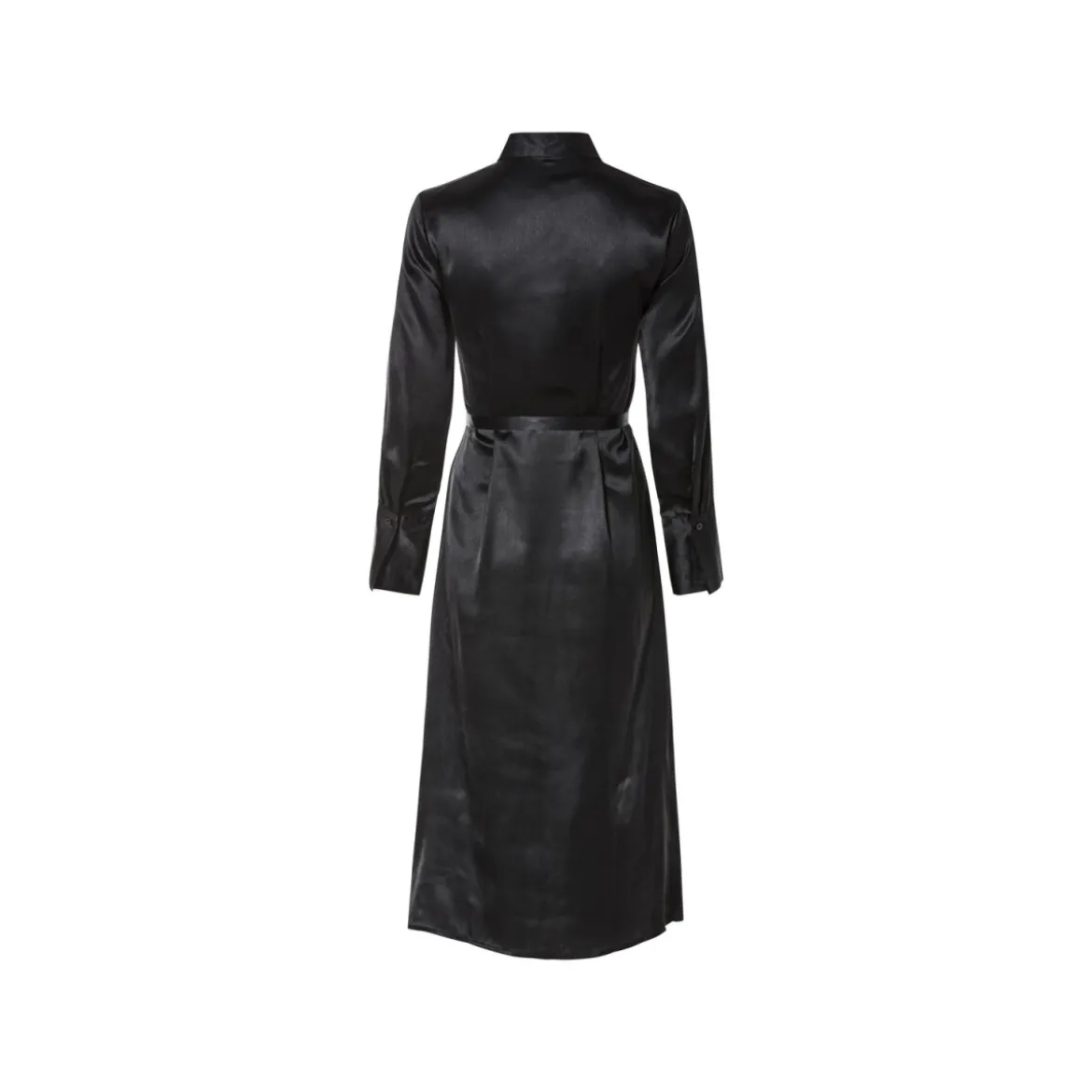 esmara® Damen Satin-Kleid, moderne Midi-Länge - B-Ware