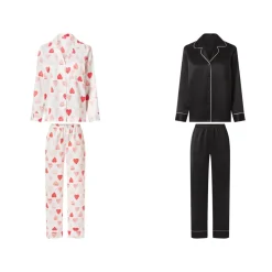 esmara® Damen Satin-Pyjama - B-Ware