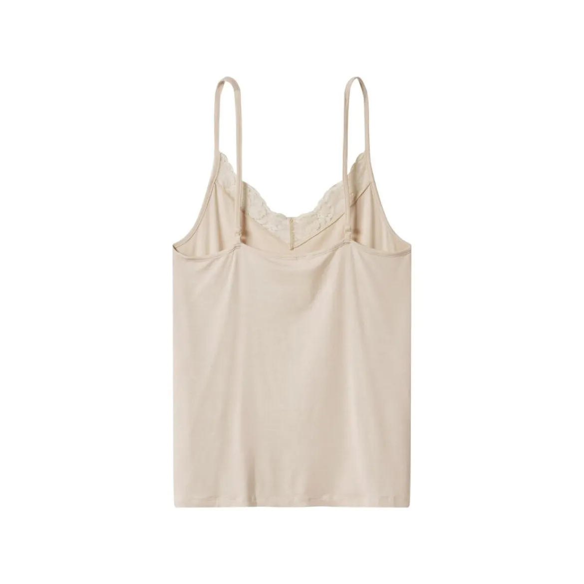 esmara® Damen Spaghettitops, 2 Stück (orange/beige, XS(32/34)) - B-Ware neuwertig